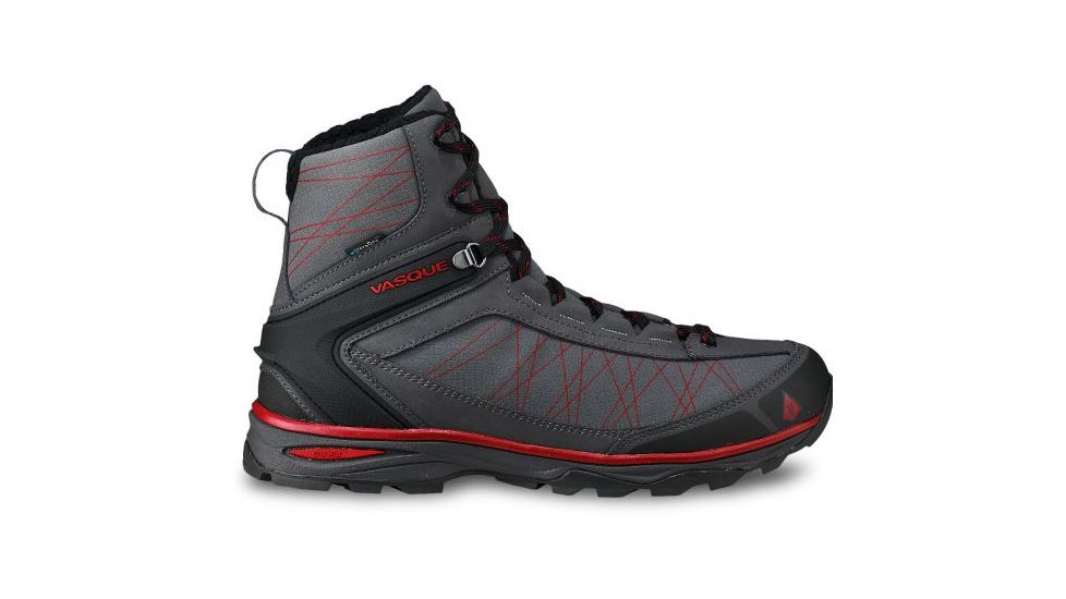 Vasque Coldspark UltraDry Winter Boot, Ebony/Chili Pepper, Medium, 12, 07830M 120