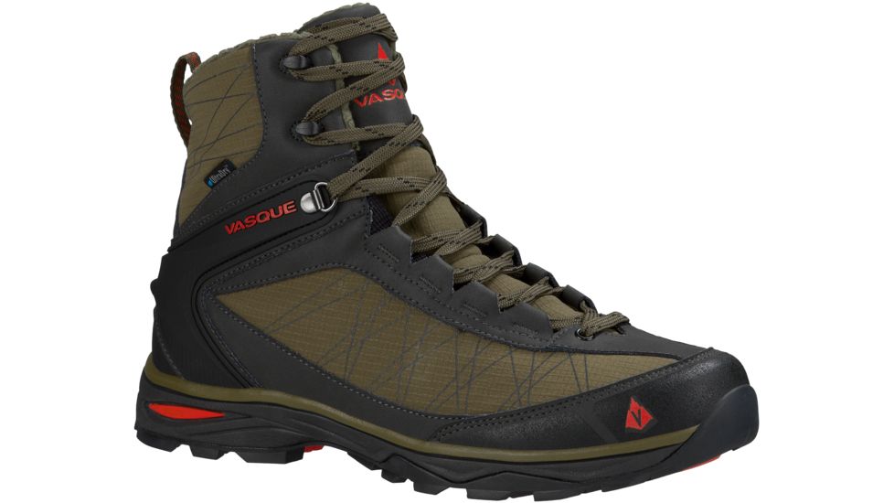 Vasque Coldspark UltraDry Winter Boot - Men's-Beech/Flame Scarlet-Medium-14