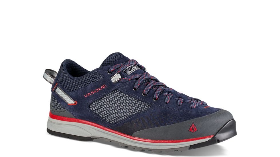 Vasque Grand Traverse Hiking Boots Mens, Navy/Flame Scarlet, 14 US 07312M 140