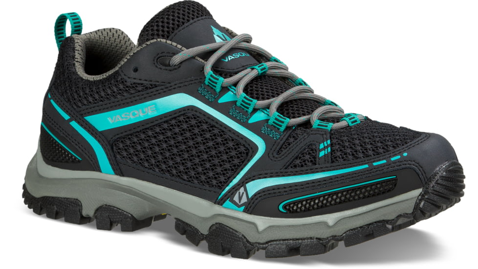 Vasque Inhaler II Low Hiking Shoe, Anthracite/Columbia, 6.5, 7339-065