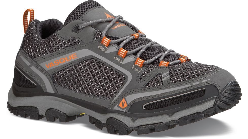 Vasque Inhaler II Low Hiking Shoe - Mens, Magnet/Rust, 9.5 07340-M-9.5