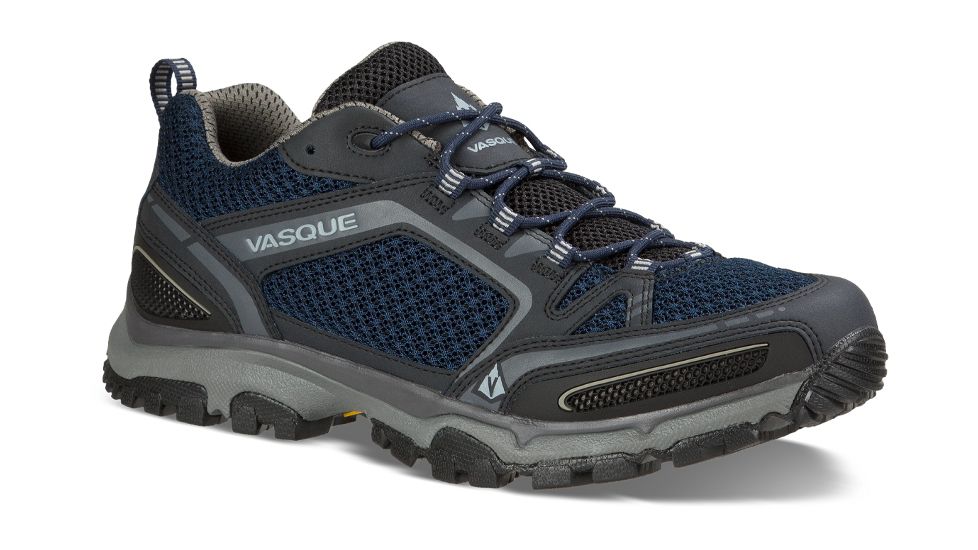 Vasque Inhaler Ii Low Hiking Shoe - Mens, Anthracite/Blue, 8, 7338M-8