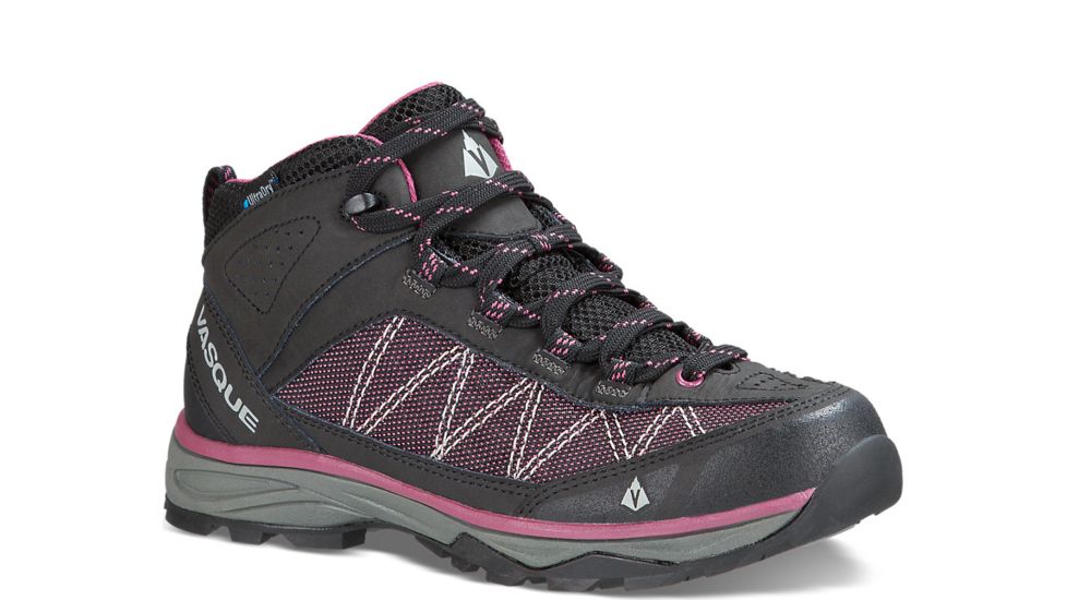 Vasque Monolith Hiking Boots Womens, Black/Damson, 7.5 US 07345M 075