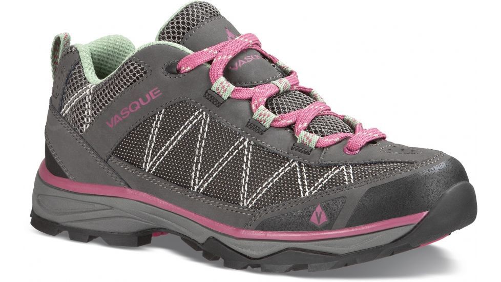 Vasque Monolith Low Hiking Shoe - Womens, Magnet/Damson, 6.5 07355-M-6.5