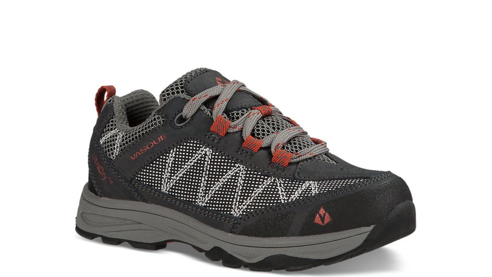 Vasque Monolith Low UltraDry Hiking Boots Kids, Magnet, 6 US 07210M 060