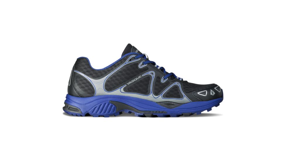 Vasque Pendulum Trail Running Shoe - Men's-8.5 US-Jet Black/Sadalite Blue