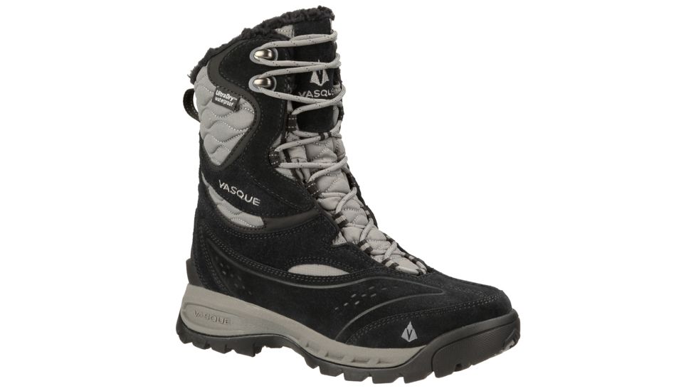 Vasque Pow Pow II UltraDry Winter Boot Women's-Black/Gargoyle-Medium-7