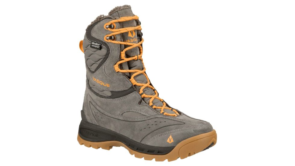 Vasque Pow Pow II UltraDry Winter Boot - Women's-Gargoyle/Orange-Medium-10.5