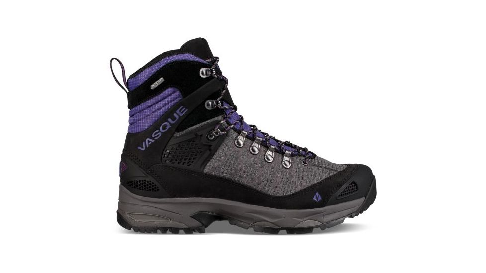 Vasque Saga GTX Backpacking Boots Womens, Blackberry/Ultra Violet, 9 US, 07143M 090