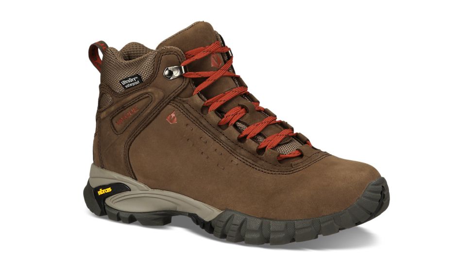 Vasque Talus UltraDry Hiking Boots Mens, Turkish Coffee/Chili Pepper, 7.5 US 07418M 075