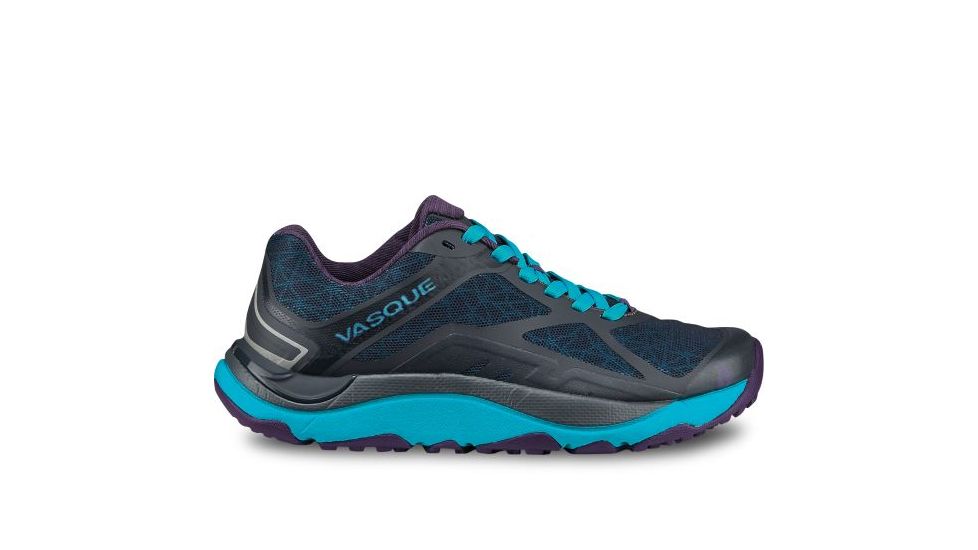 Vasque Trailbender II Trail Running Shoes Womens, Ebony/Bluebird, 10.5 US, 07661M 105