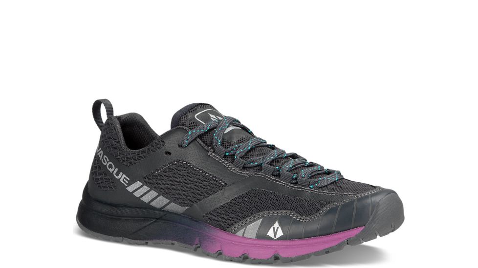 Vasque Vertical Velocity Trail Running Shoes Womens, Ebony/Wild, 7.5 US 07639M 075