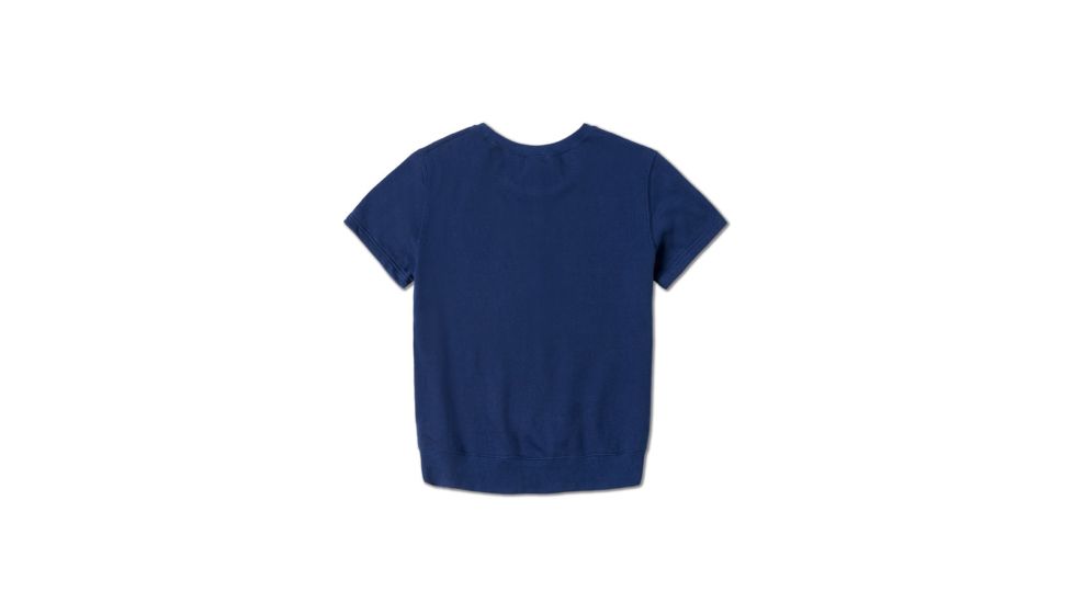 Vast Collegiate Crew Men's Short Sleeve Sweatshirt, Navy, B3259