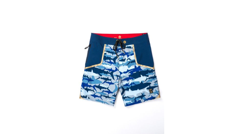 Vast Cool Breeze Camo Men's Boardshort, Navy Multi, B3242