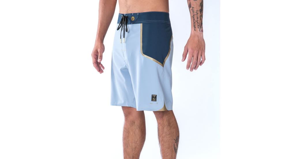 Vast Cool Breeze Men's Boardshort, Navy/Light Blue, B616-107