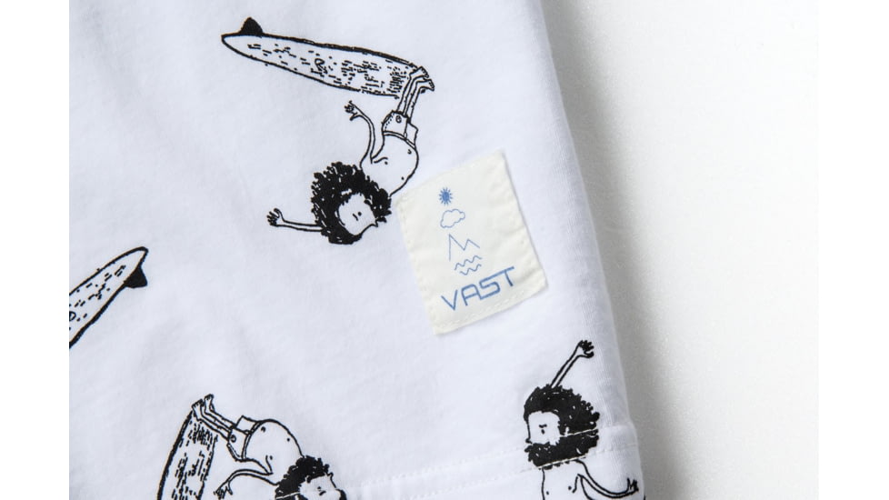 Vast Hail Yogi Short Sleeve T-Shirt, B3274-White
