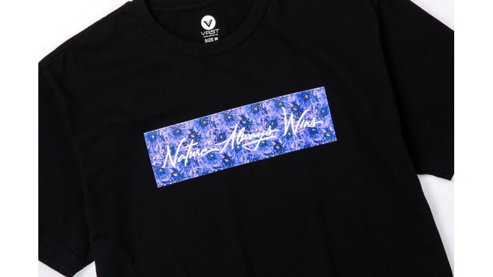 Vast Nature Box Short Sleeve T-Shirt, B3272-Black