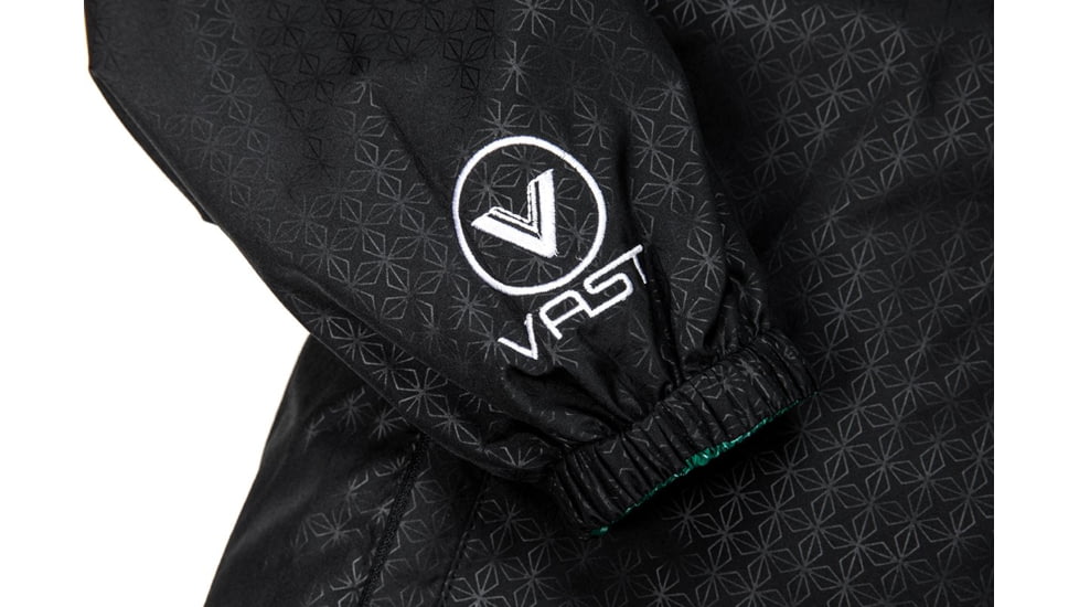Vast Nature's Touch Reversable Windbreaker Men's Jacket, Green/Black, B3267