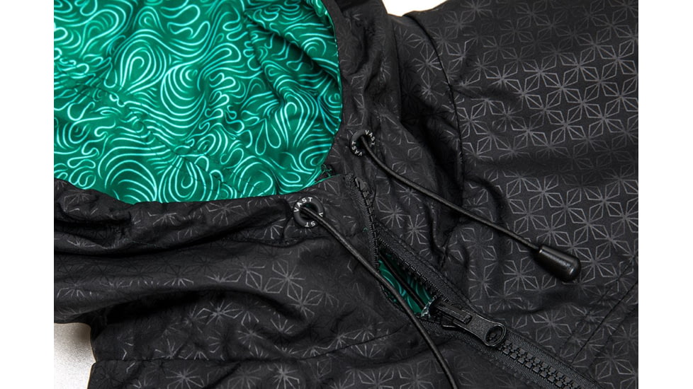 Vast Nature's Touch Reversable Windbreaker Men's Jacket, Green/Black, B3267