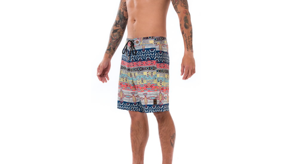 Vast Navajo Men's Boardshort, Blue Multi, B3244