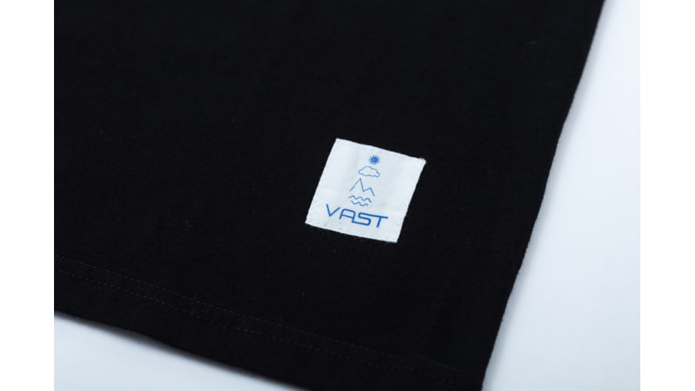 Vast Ocean Photo Agenda Long Sleeve T-Shirt, Black, Large, B3323-L