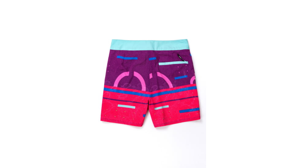 Vast Reef Glitch Men's Boardshort, B3249-Aqua Multi