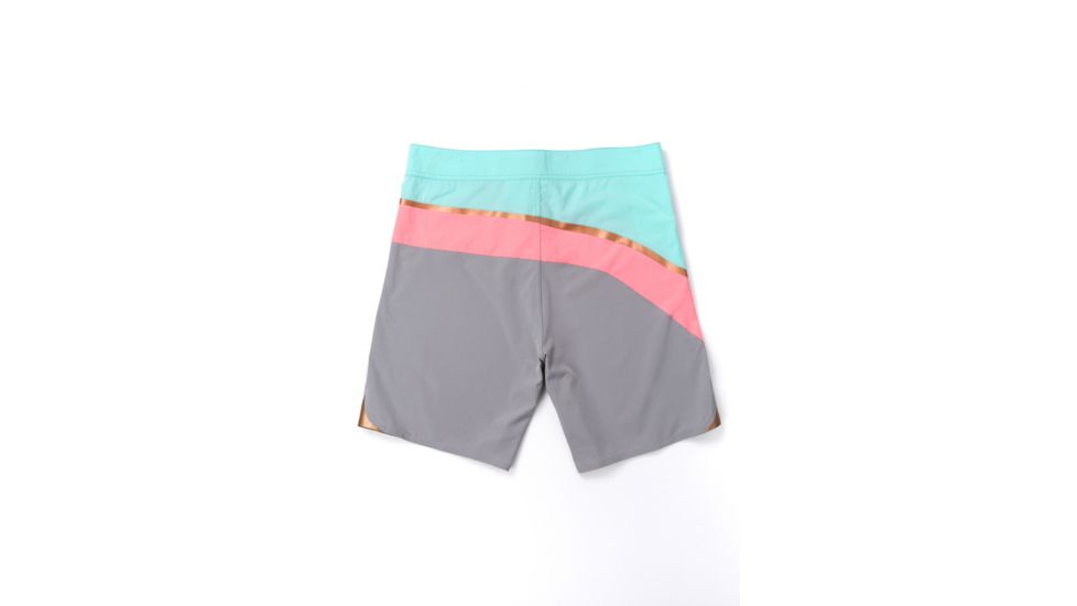 Vast Strata II Men's Boardshort, Mint Grey, B3245