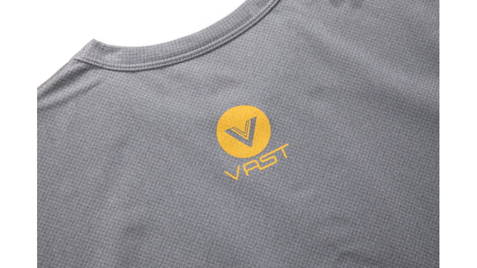 Vast Where Surfing Lives Logo Aqua Terra T-Shirt, Grey, B3292