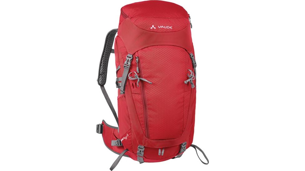 Vaude Asymmetric 38+8 Women's Backpack, Red, 11741-200