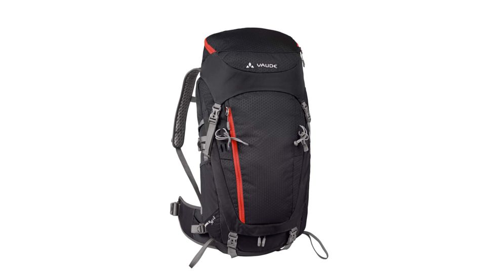 Vaude Asymmetric 42+8 Backpack, Black, 11743-010