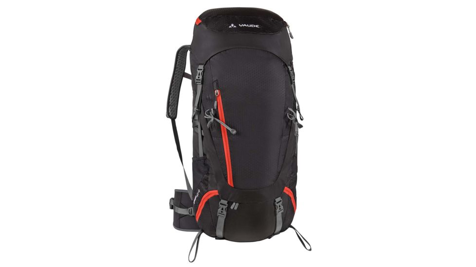 Vaude Asymmetric 52+8 Backpack, Black, 11744-010