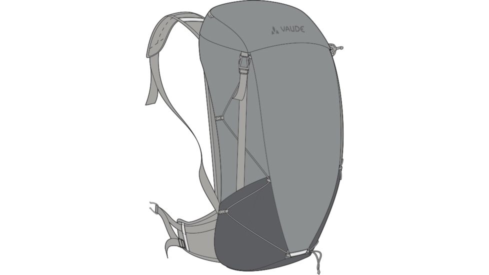 Vaude Citus 24 LW Backpack, Pebbles, 12166-023