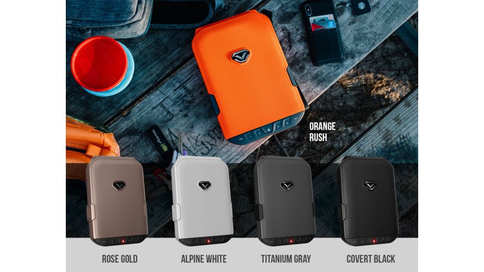 Vaultek Safe LifePod Rugged Airtight Weather Resistant Storage with Built-in Lock, Titanium Gray VLP1.0-TG