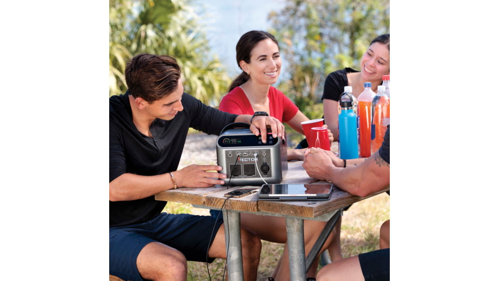 Vector Lithium Portable Power Station, Black, VECLIPS4