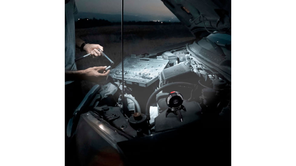 Vector Technology, AC, USB and Wireless Charging, Solar Capable, Black, SBP500V