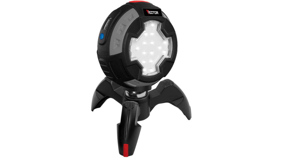 Vector Technology, AC, USB and Wireless Charging, Solar Capable, Black, SBP500V