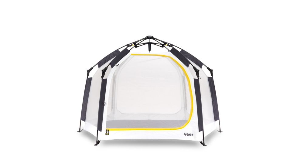Veer Basecamp, White Fabric/Black Frame, ABAS001-GRAY