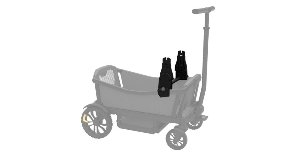 Veer Infant Car Seat Adapter for Graco, Black AICS004-BLK