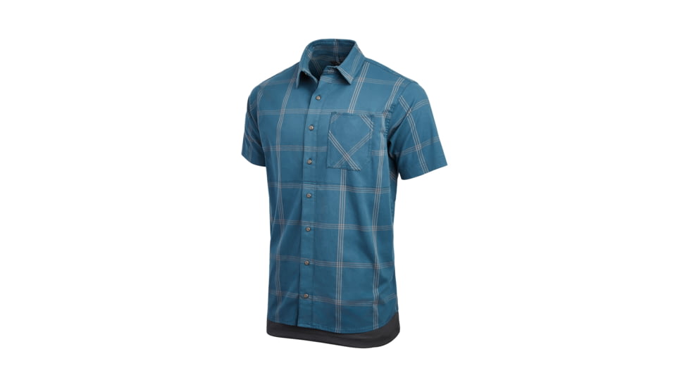 Vertx Guardian Stretch Short Sleeve Shirt - Mens, Deep Sea Plaid, Large/Regular, 1432 DSP Large