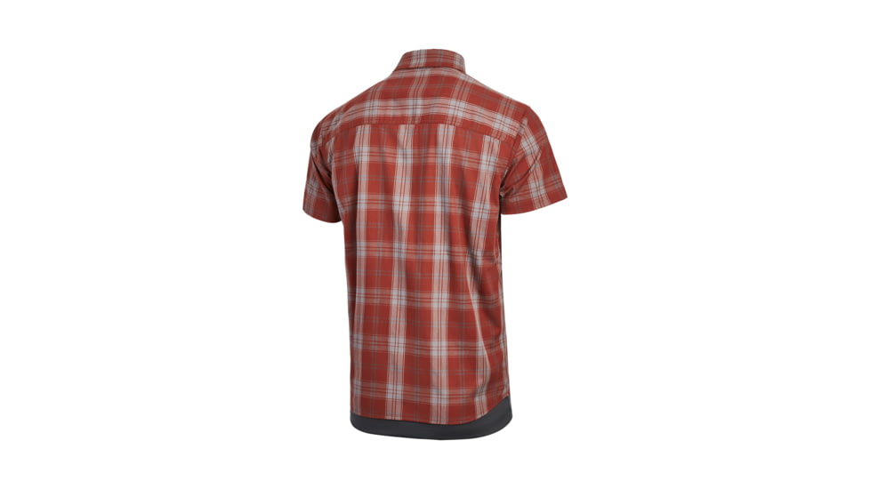 Vertx Guardian Stretch Short Sleeve Shirt - Mens, Mahogany Block Plaid, Large/Regular, 1432 MBP Large