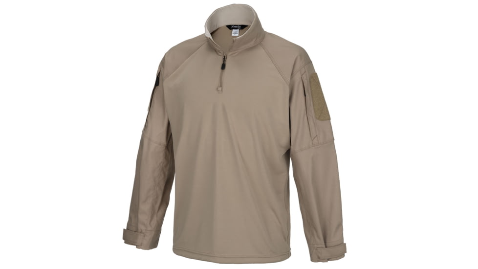 Vertx Recon Flex Combat Shirt - Long Sleeve - Mens, Desert Tan, 2Xl Long, F1 VTX1910 DT 2XL LONG