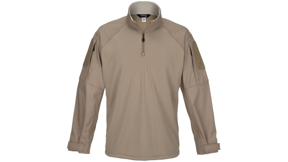 Vertx Recon Flex Combat Shirt - Long Sleeve - Mens, Desert Tan, 2Xl Long, F1 VTX1910 DT 2XL LONG