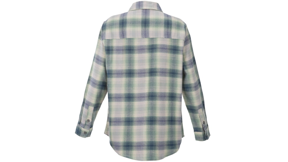Vertx Valley Flannel - Womens, Lowland Blue Ombre Plaid, Extra Large, 7035 LBOP XLARGE
