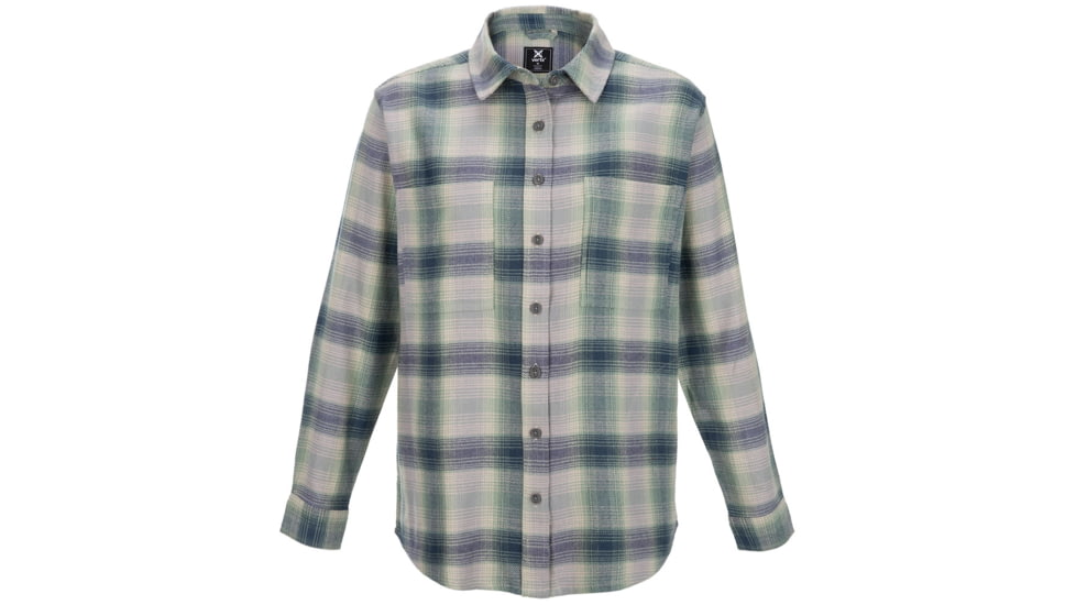 Vertx Valley Flannel - Womens, Lowland Blue Ombre Plaid, Extra Large, 7035 LBOP XLARGE