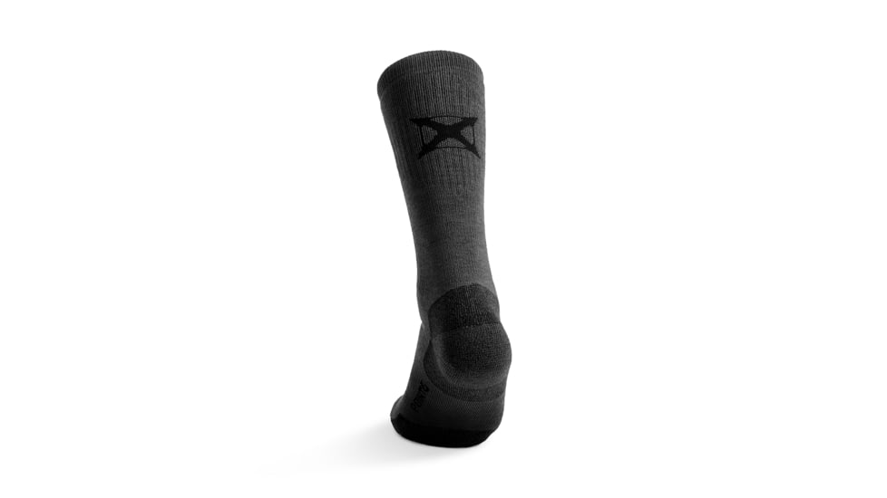 Vertx VaporCore 10in Medium Crew Sock - Mens, Smoke Grey, Large, 9111 SMG LARGE