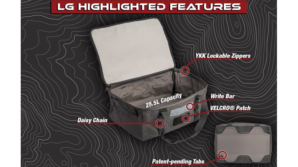 Vertx Vtac Stackable Large Storage Cube, Base Grey, F1 VTX5704 BGY NA