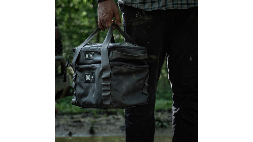 Vertx Vtac Stackable Medium Flat Storage Cube, Snow Line Grey, F1 VTX5702 SLG NA