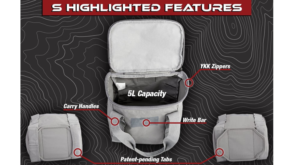 Vertx Vtac Stackable Small Storage Cube, Peak Grey, F1 VTX5701 PGY NA