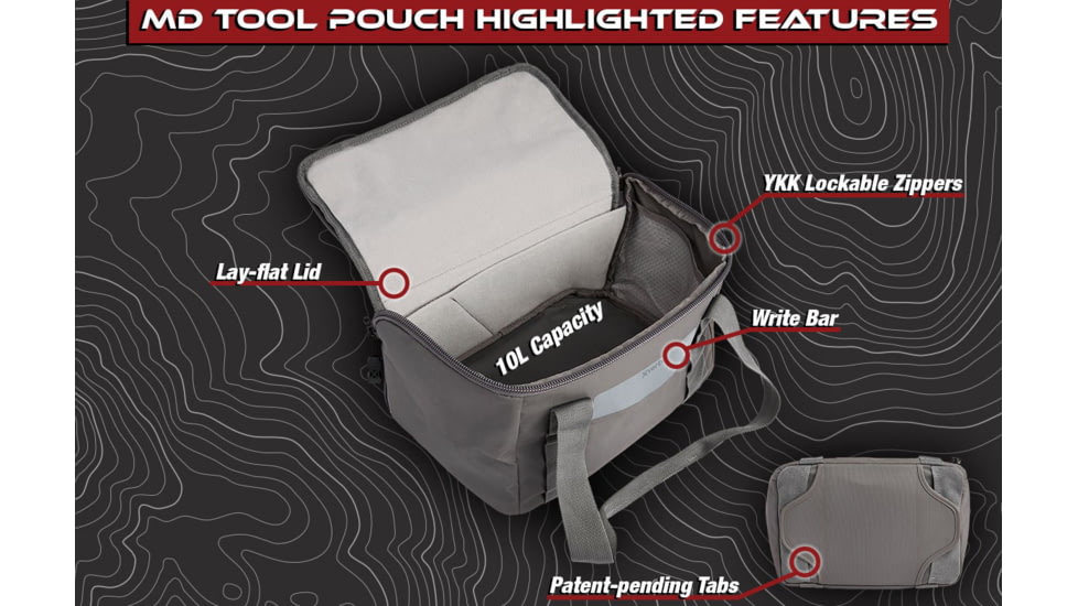 Vertx Vtac Stackable Tool Pouch, Snow Line Grey, Medium, F1 VTX5706 BGY NA