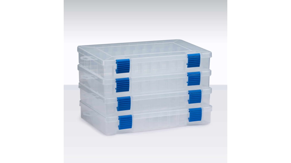 Vexan Backpack Tackle Box w/LED Light, Black/Blue, Large, VI-BP-BB